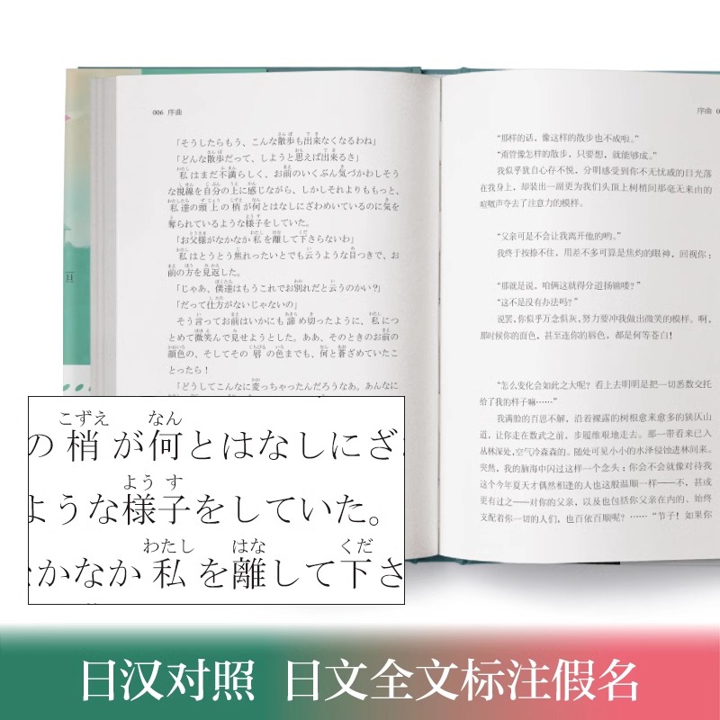 【新华正版】起风了（名家导读版.日汉对照.赠双语音频）堀辰雄著施小炜译宫崎骏动画原著华东理工大学出版社日语小说书籍日汉对照-图1