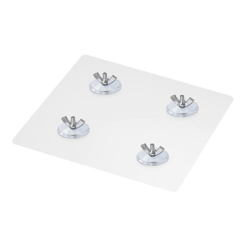 电脑显示器支架无孔配件免打孔螺丝背贴片vesa孔距扩展无痕粘胶片 - 图0