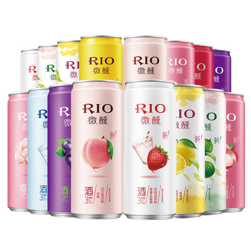 rio锐澳微醺草莓预调鸡尾酒*果酒 圆兔食品预调鸡尾酒/Alcopop