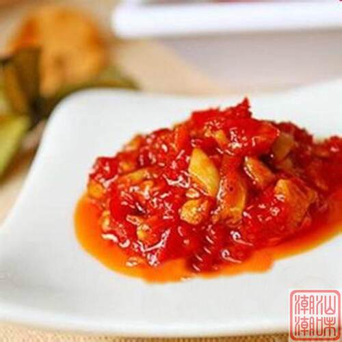 美味兴辣油椒酱红油辣椒酱 牛肉火锅咸香辣椒沾料1150g瓶装 - 图1