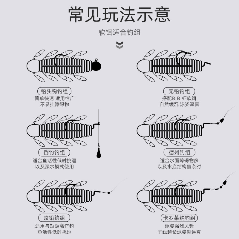 八岐虫路亚无铅鳜鱼千钓土豆软虫饵打黑鱼浮水缓沉棒棒虾雷强鲈鱼,淘宝优惠券,粉丝福利购,淘宝优惠卷