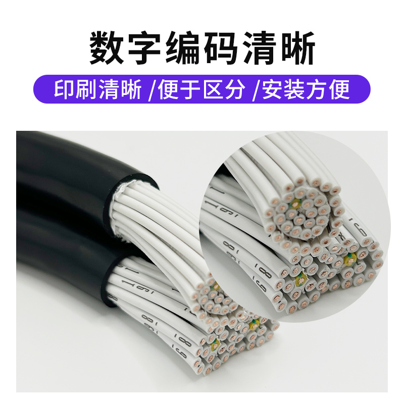 国标KVVR/RVV12 14 16 18芯信号线0.3 0.5 0.751.5 2.5平方控制线 - 图2
