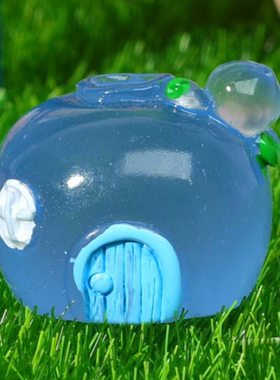 立体树脂DIY饰品夜光水果小屋立体公仔 钥匙挂件手机壳过家家配件