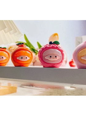 微缩树脂新款夜光水果崽崽 水果摆件食玩钥匙扣小挂件diy饰品配件