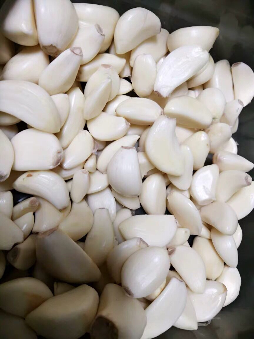 蒜米去皮5斤剥好的干蒜祘粒新鲜大蒜籽手工剥皮紫皮鲜食用蒜蒜瓣