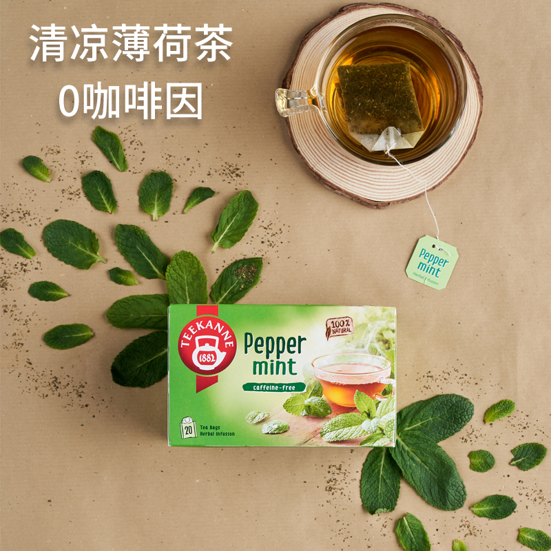 Teekanne进口薄荷茶袋泡茶养生茶包茶叶便携薄荷叶冲泡饮品花草茶