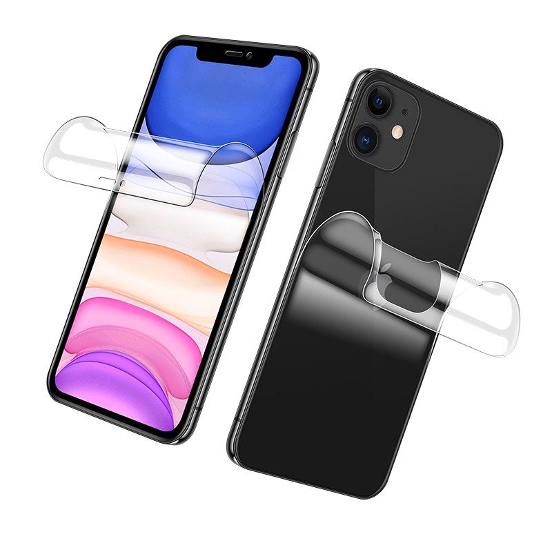 昌想 适用中兴AXON11水凝膜天机11SE手机贴膜ZTE A2021高清透明软模9000N前后保护膜全屏贴纸防刮滑抗指纹