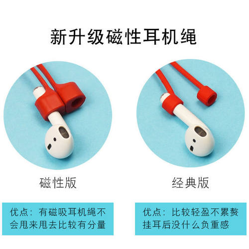 适用vivo TWS Neo蓝牙耳机线TWS Earphone运动耳机防丢绳XE680磁吸挂绳防脱连接线硅胶防掉软绳后绕式颈挂绳 - 图1