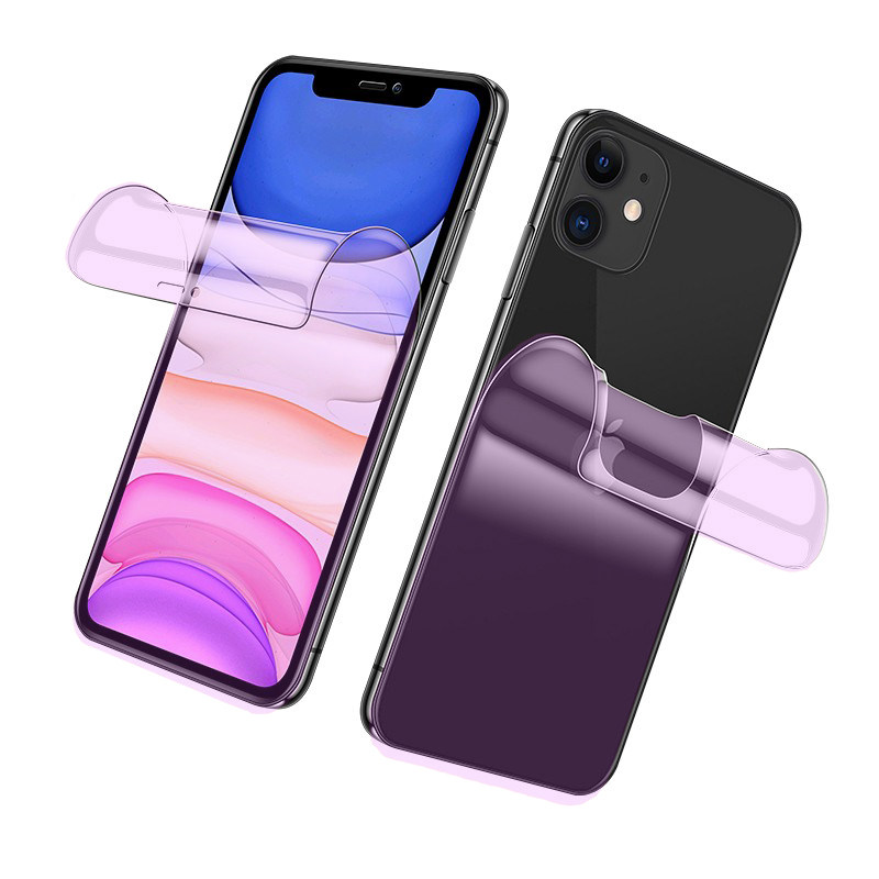 昌想 适用中兴axon11se抗蓝光水凝膜ZTE 9000N手机贴膜天机11防刮滑全覆盖5G前后保护莫A2021抗指纹软贴纸模