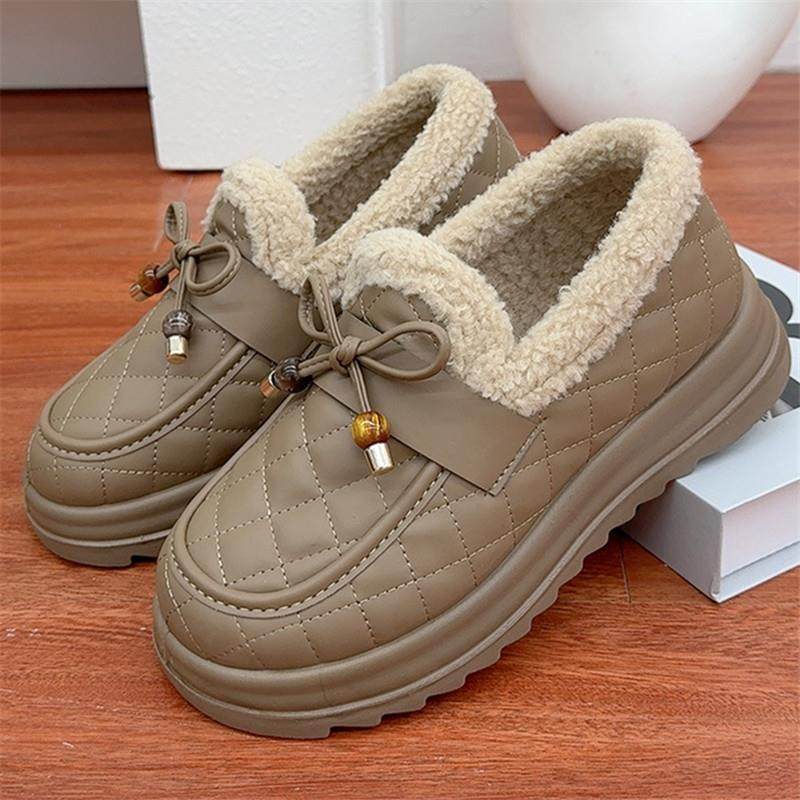 冬季女棉鞋毛毛鞋厚底豆豆鞋加绒保暖外穿一脚蹬老北京棉鞋女,淘宝优惠券,粉丝福利购,淘宝优惠卷