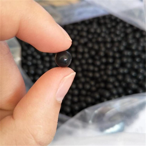 Черная резиновая пуля для парков развлечений, 100 шт, 18mm