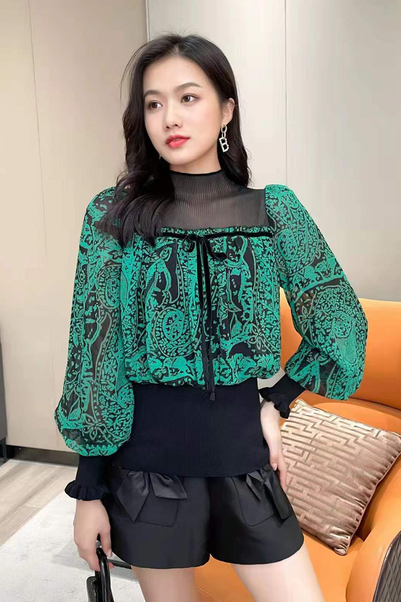 欧洲站2021冬季新款设计感小众衬衫 茉魅丽衬衫