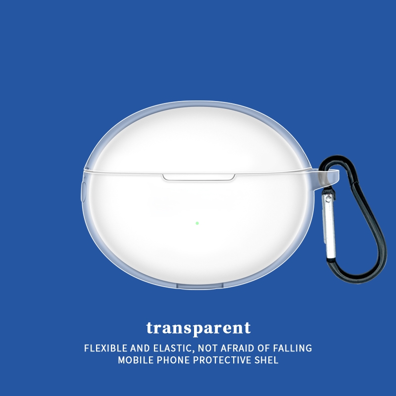 适用华为Freebuds7i/6i/5i耳机保护壳无线freebudspro4/5透明软壳freeclip耳夹式套SE4ANC高级感6硅胶3盒pro5 - 图3