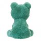 Green soothing plush toy baby baby frog
