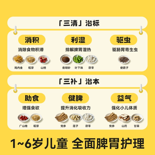 梧药 Порошок Feierbao для устранения пищи и содействия аппетиту и облегчения кишечных червей, чтобы укрепить селезенку и осушить недоедание детей и неграмотные негранулы.