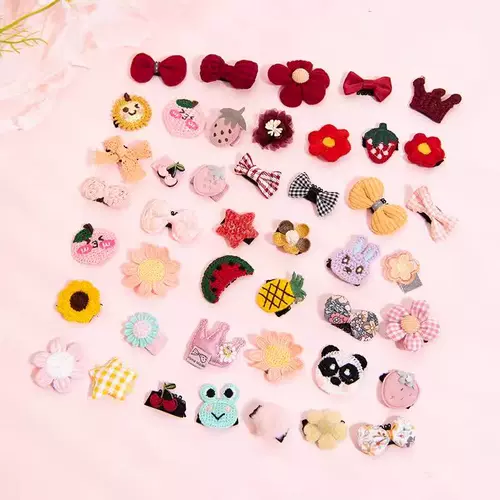 Клипы для волос собак не могут быть встряхнуты от BB Clips Teddy Мальтийский йоркширский кот головной убор головного убора.