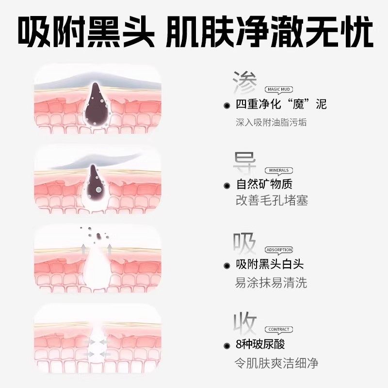 of泥膜火山泥深层清洁收缩毛孔去黑头粉刺滋润旅行装面膜去黄提亮,淘宝优惠券,粉丝福利购,淘宝优惠卷