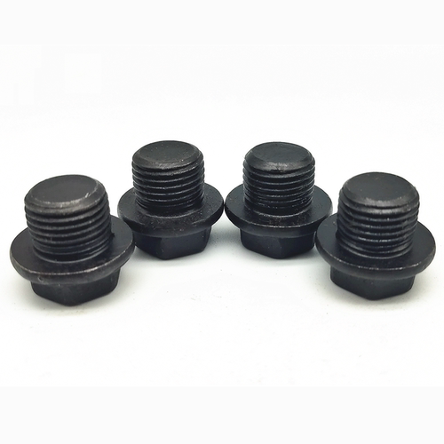 外六角油堵螺栓法兰面带垫油塞螺丝堵头喉塞闷头螺塞丝堵M8-M48 - 图2