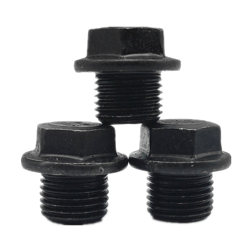 外六角油堵螺栓法兰面带垫油塞螺丝堵头喉塞闷头螺塞丝堵M8-M48 - 图3