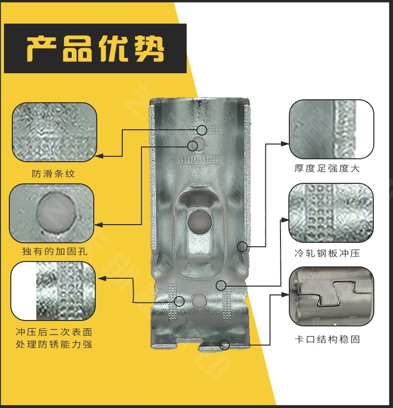 不锈钢管六分管接头圆管钢管连接件紧固件配件接头铁管固定卡扣 - 图0