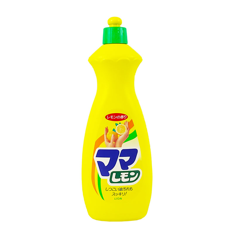 日本进口LION狮王妈妈柠檬味浸洗剂蔬菜瓜果餐具去油洗洁精800ml-图0