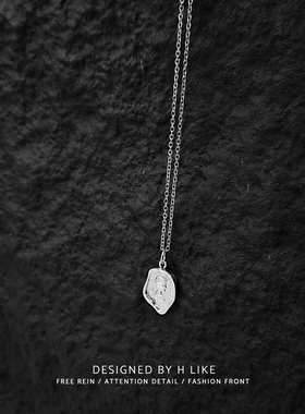 欧美时尚椭圆女王项链锁骨链小众