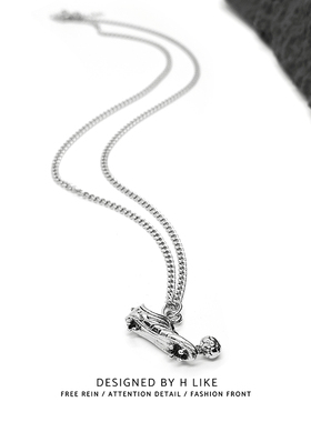 时尚运动鞋踢足球项链合金朋克