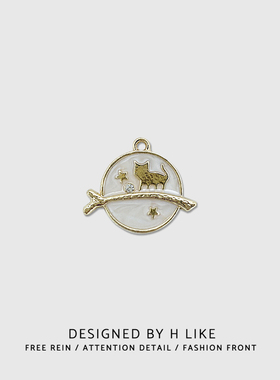 猫咪可爱衣服配饰女学生创意项链