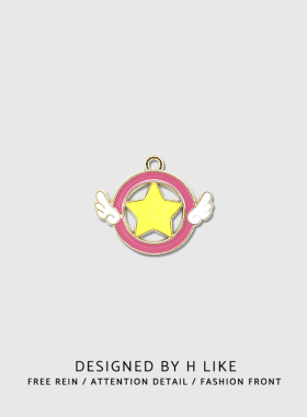 日韩项链衣服配饰合金卡通生日