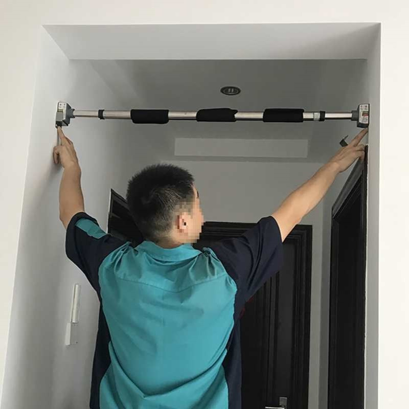门上单杠打孔加固件固定卡扣配件引体向上室内家用托架底座 - 图1