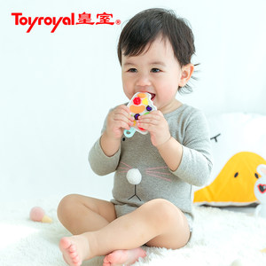 Toyroyal皇室玩具宝宝软胶牙胶可水煮消毒甜品冰淇淋造型磨牙棒