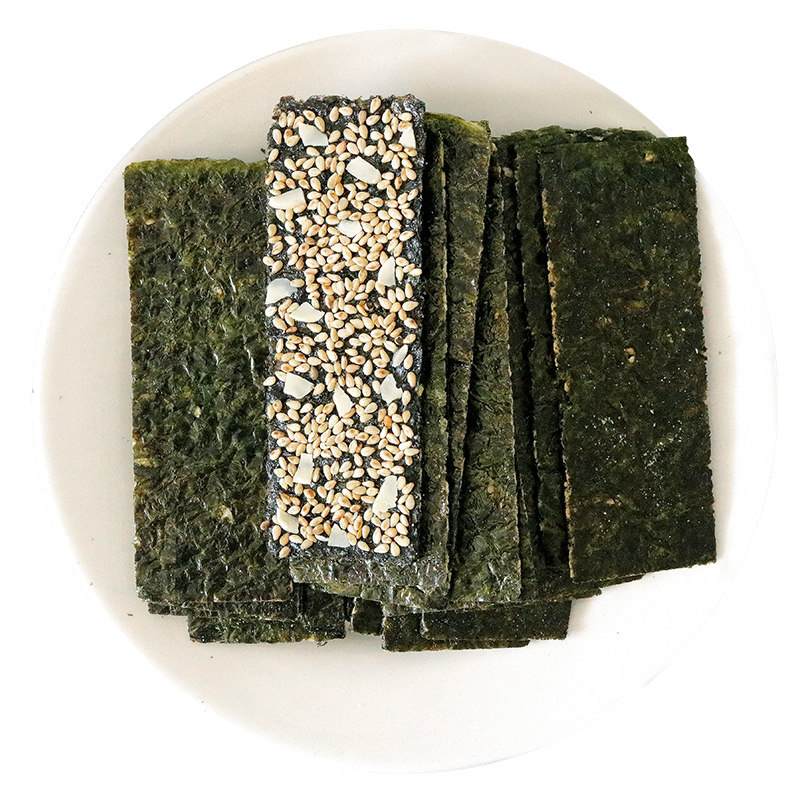 海苔夹心脆250g袋装芝麻夹心大脆片 鱼语食品海苔系列