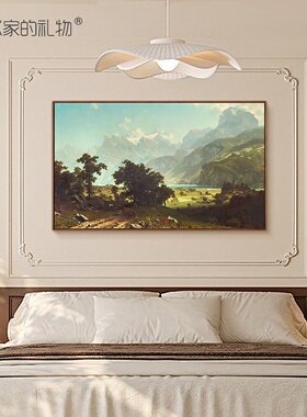 比尔史伯特-卢塞恩湖客厅装饰画