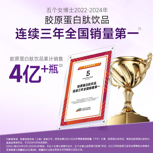 五个女博士胶原蛋白肽口服液胶原蛋白饮胶原蛋白肽正品官方旗舰店 - 图3