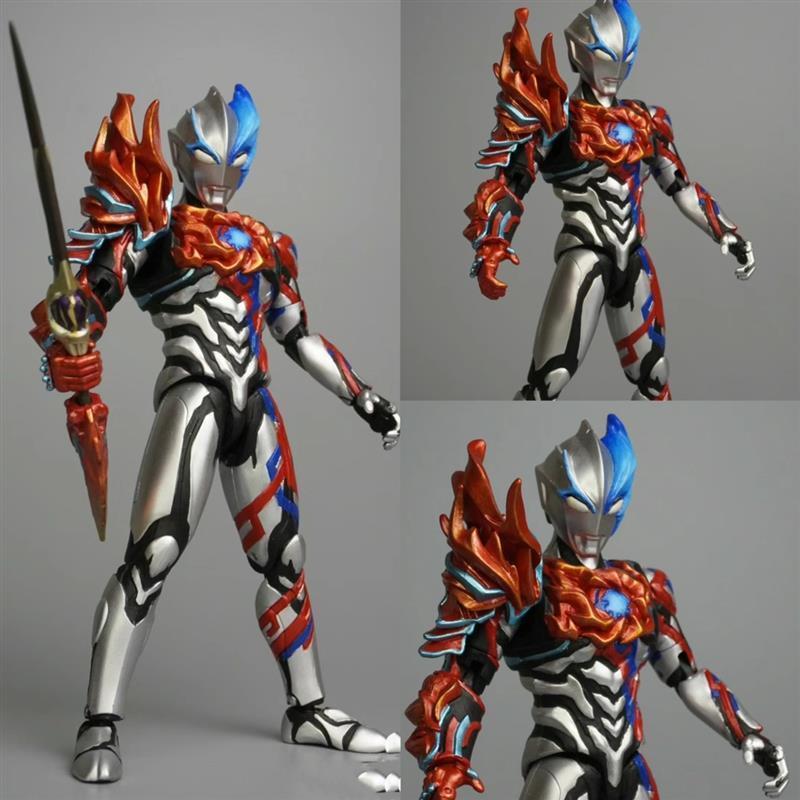 SHF迪迦漫手办布莱泽赛罗雷欧闪耀特利迦男全身关节可动玩具究极 - 图2