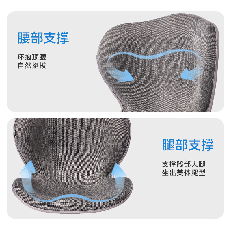 乐班leband普拉提坐垫办公室久坐减压护腰靠美臀塑形花瓣坐垫