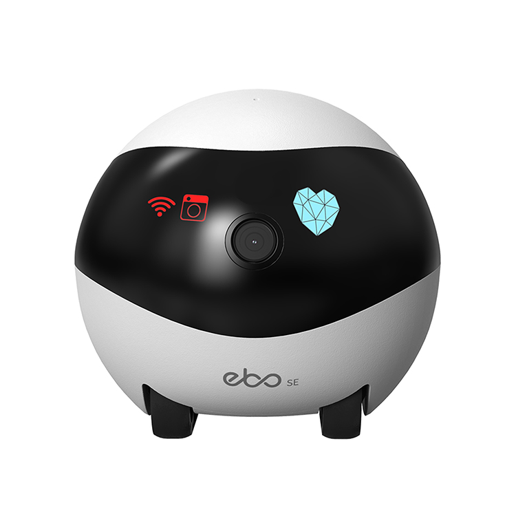 Enabot一宝全屋移动无线监控器ebo机器人家用智能安防监控摄像头360度网络摄像头手机wifi远程高清夜视可对话