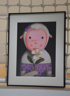 杨媛媛正品限量签名版画
