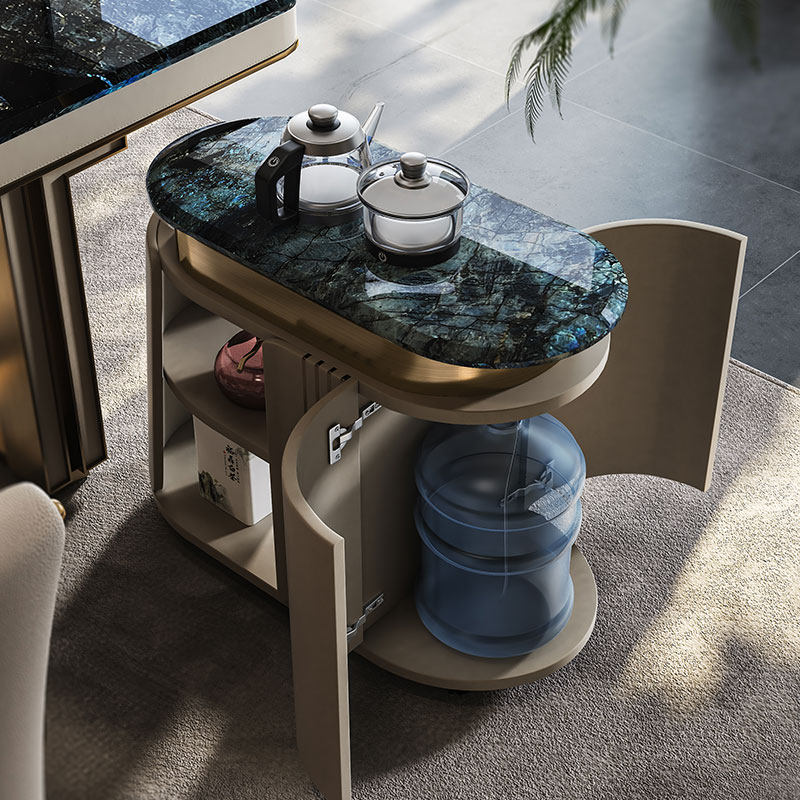 诚骏天然大理石移动茶桌家用小茶台轻奢风茶水柜阳台喝茶桌椅组合,淘宝优惠券,粉丝福利购,淘宝优惠卷