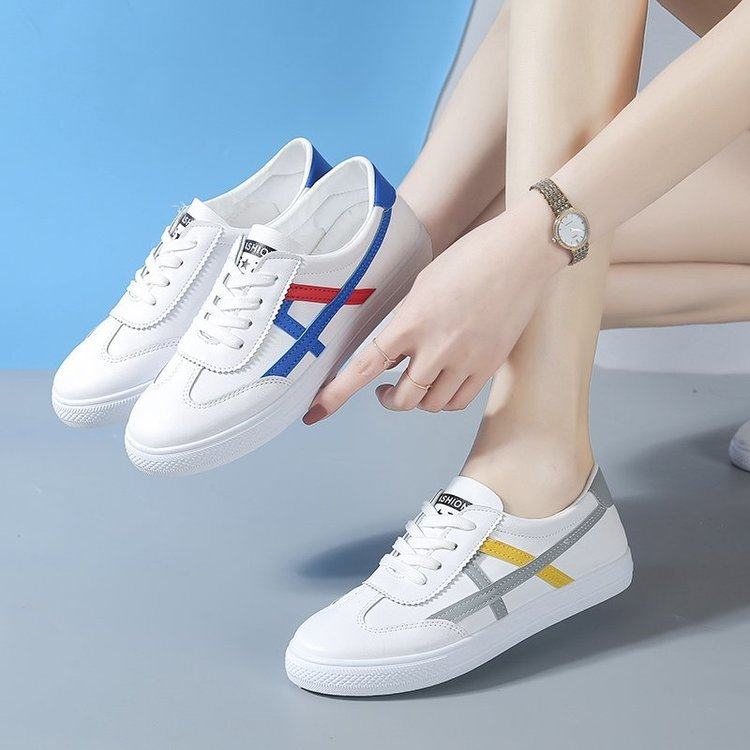 女网纱绑带平底橡胶休闲低跟帆布鞋 绎觉Polo衫