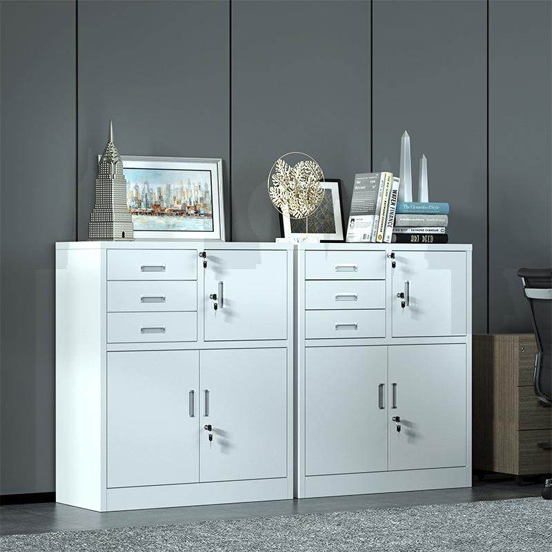 三斗保矮柜办公室文件柜铁皮资料档案柜钢制带锁抽屉车间工具柜子,淘宝优惠券,粉丝福利购,淘宝优惠卷