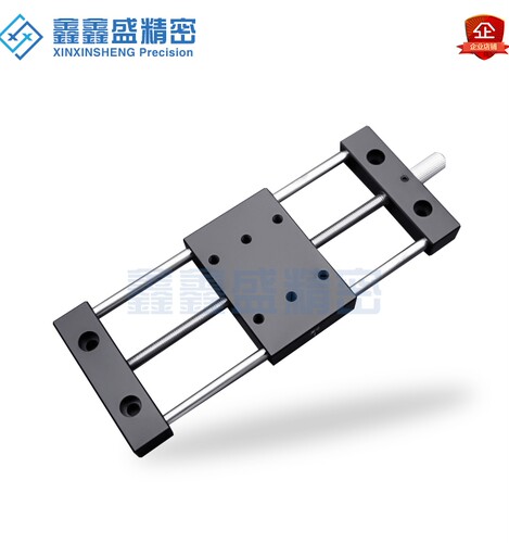 X轴手动位移滑台XKNEJ丝杆精密微调导轨台面60A行程20/50/80mm - 图2