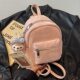 Amy Rabbit Women's Bag 2025 New Simple Solid Color Texture Trendy Western Style Versatile Casual Fashion Backpack