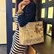 2025 New Fashion Casual Handbag Versatile Commuting Tote Bag Large Capacity Student Class Shoulder Underarm Bag