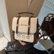 Women's Bag 2025 New Versatile Fashion Trend Contrast Color Large Capacity Niche Design Handheld Backpack