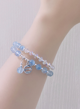 小众七彩圣诞节奥地利原创手链串