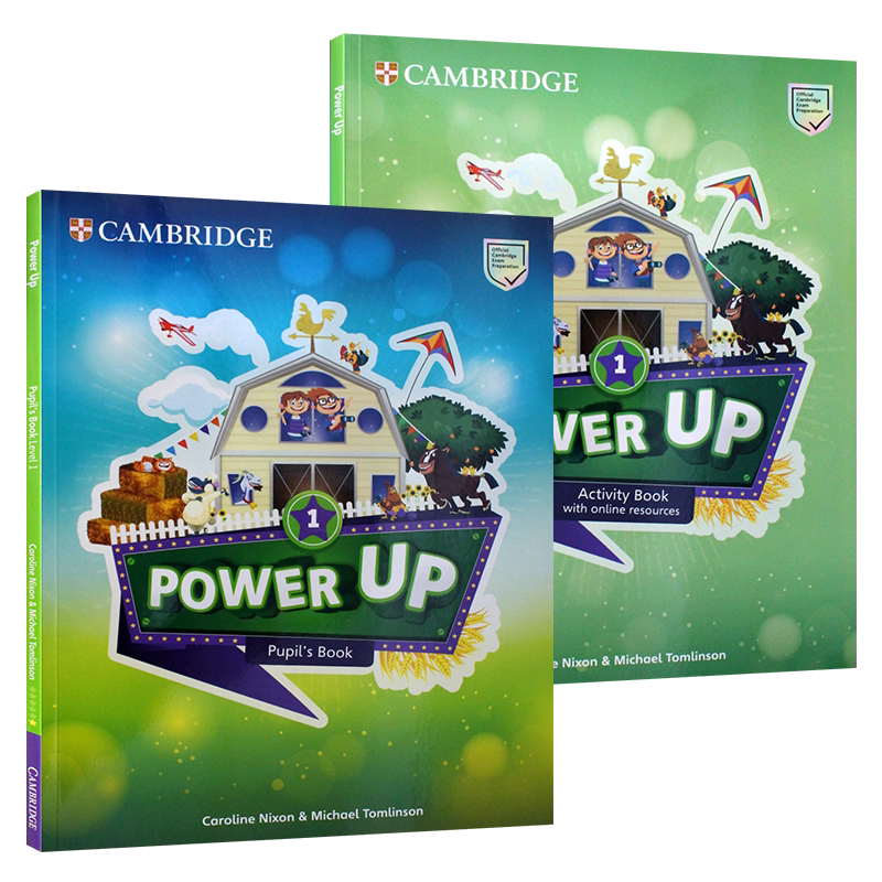 原版进口教材Power up 剑桥少儿英语教材Power Up 1 2 3 4 5 6级别学生套装 剑桥少儿考级教材yle 小学英语教材剑桥少儿英语考试