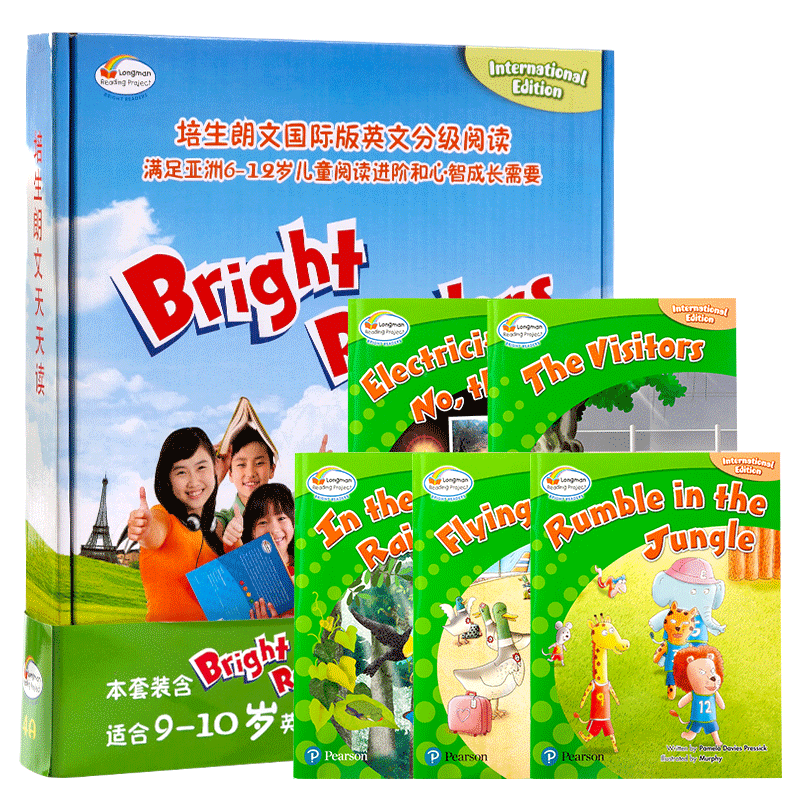 原版进口 Bright Readers套装4A:培生朗文少儿英文分级读物原版进口培生朗文少儿英文绘本(套装共5册) 赠音频课外书 - 图3