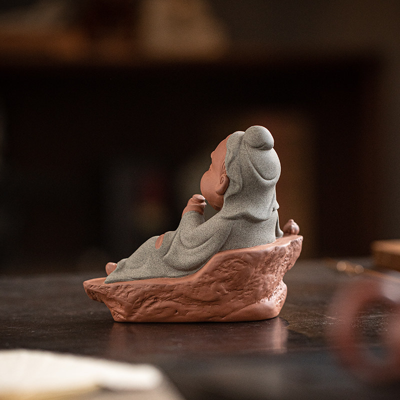 中式古风禅意历史人物茶圣茶宠摆件家居茶室茶道文化茶桌装饰摆设,淘宝优惠券,粉丝福利购,淘宝优惠卷