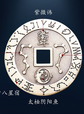 九字真言紫薇讳吊坠 道家檀木手工吊坠 临兵斗者皆阵列前行平安符